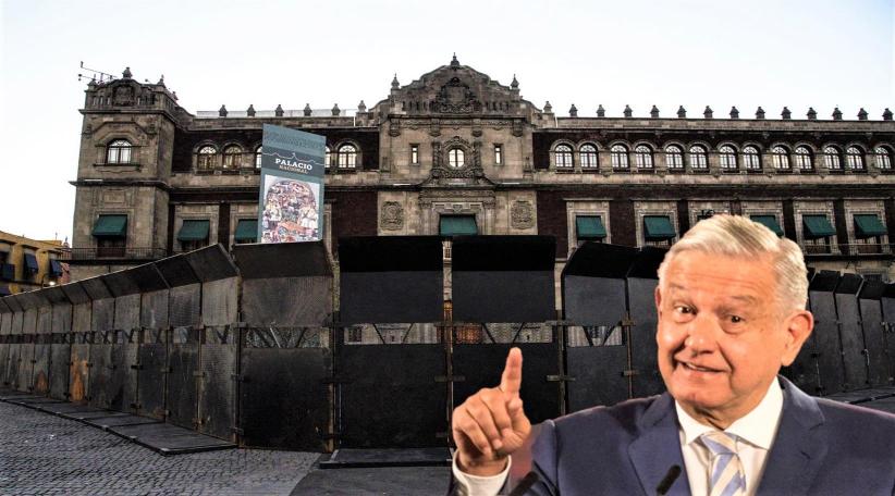 8M en México: "Es mejor una valla que poner frente a mujeres a granaderos como era antes", dice AMLO