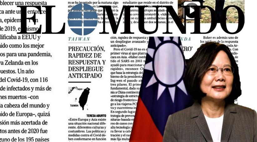 La prensa mundial destaca a Taiwán entre las cinco naciones del mundo que mejor han gestionado la pandemia de COVID-19