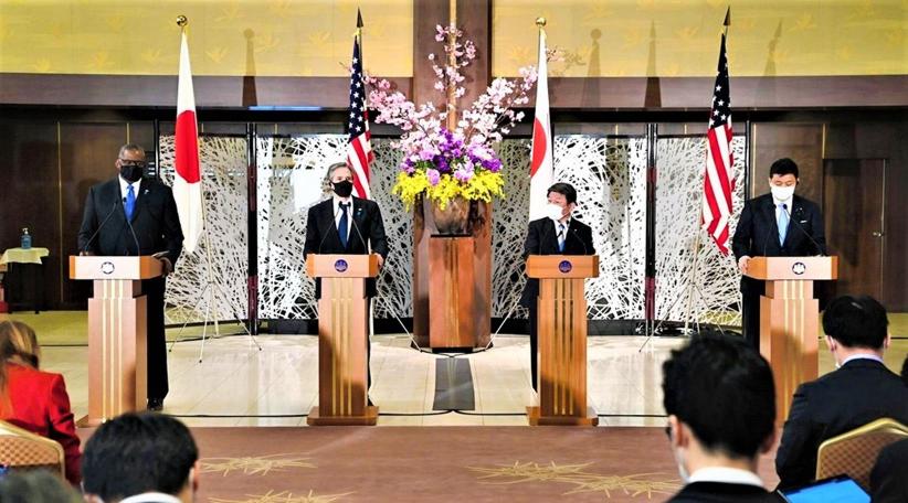 Estados Unidos y Japón destacan la necesidad de paz en el estrecho de Taiwán