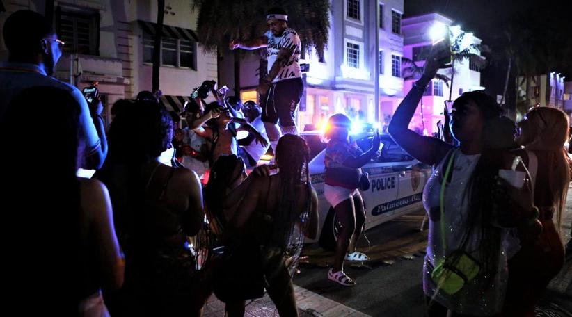 Miami Beach imposes emergency Covid curfew to curb spring break chaos