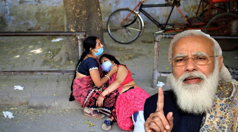 Modi dice que India está padeciendo una "tormenta" de coronavirus