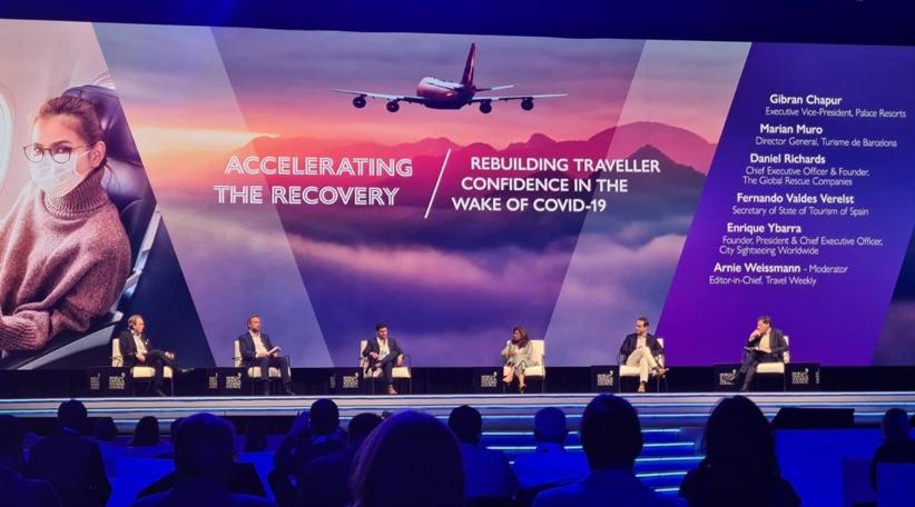 España anuncia en la Cumbre de Turismo del WTTC que estará lista en junio para volver a recibir al turismo internacional con certificado digital verde 