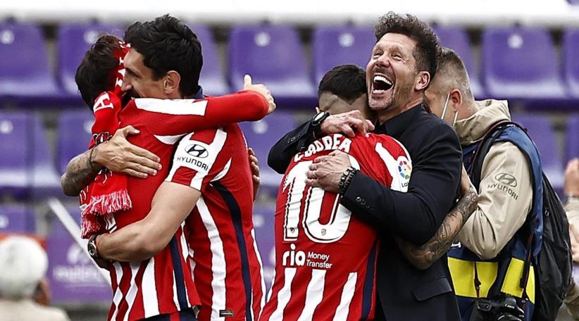El Atlético de Madrid del Cholo Simeone grita campeón otra vez. 