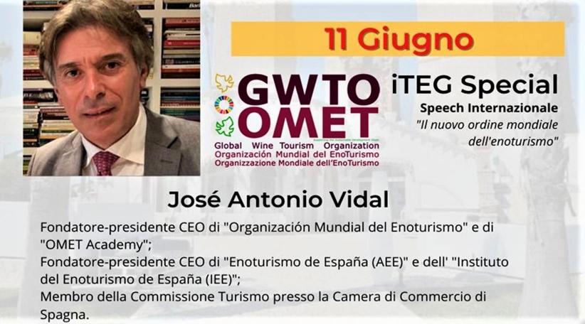 José Antonio Vidal, director general y presidente de la OMET, visita Puglia para apoyar a iTEG