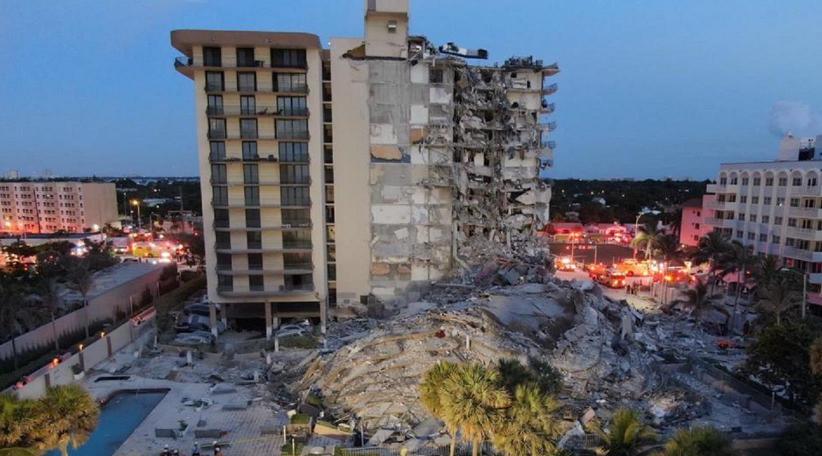 High-rise condo partially collapses near Miami Beach