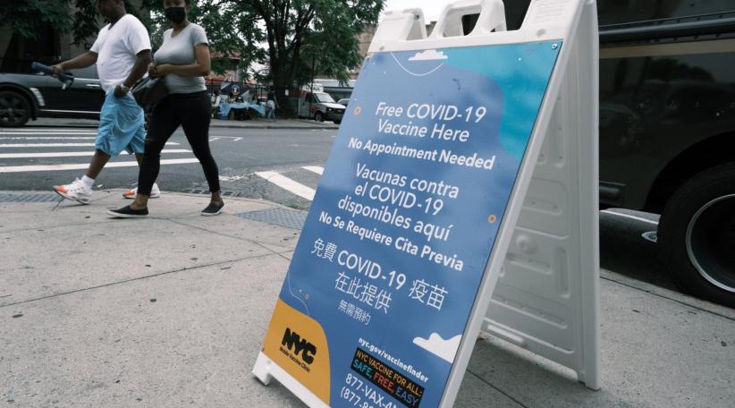 Sólo los vacunados podrán ir a bares, restaurantes o gimnasios en Nueva York