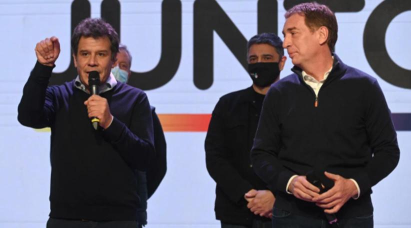 El frente Juntos (38,28%) se impone al Frente de Todos. Victoria Tolosa Paz llega a 33,55 por ciento. Diego Santilli vence en la interna ante Facundo Manes.