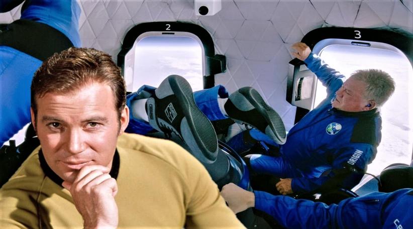 William Shatner in tears after historic space flight