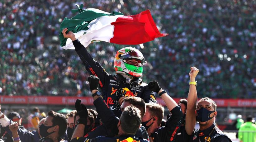 Checo Pérez es el primer mexicano en conseguir un podio en el GP de México