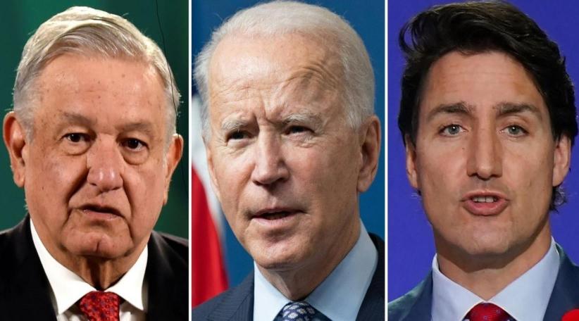 Biden buscará acercarse a México y Canadá en la cumbre de los "tres amigos"