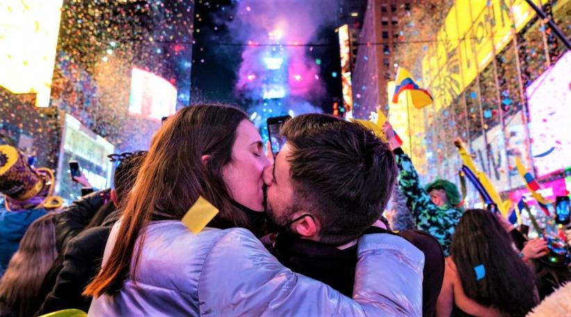 Omicron dampens global New Year celebrations, fewer watch ball drop in Times Square