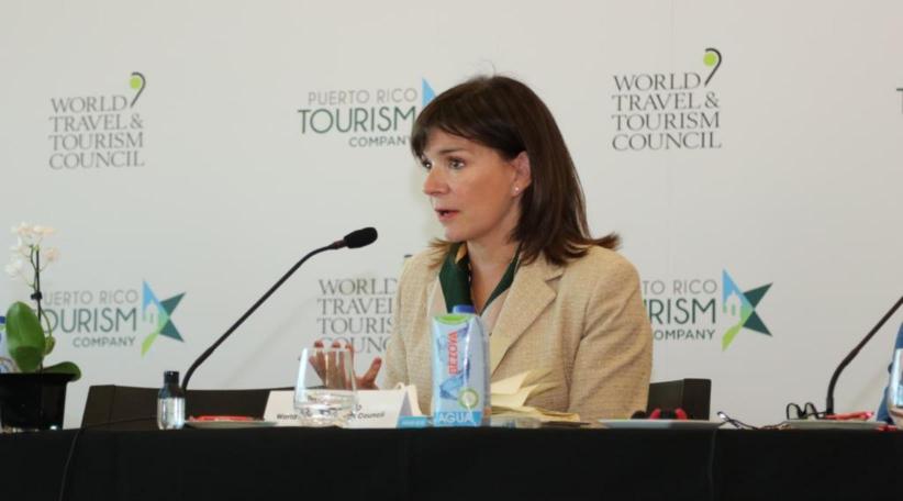 Julia Simpson, Presidenta y CEO del WTTC encabezó reunión de trabajo con miembros de la organización y reconoció su trabajo para la recuperación del sector de viajes y turismo.