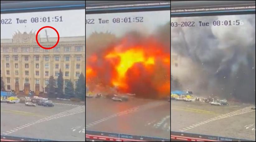Misil ruso impacta en el centro de la segunda ciudad más grande de Ucrania