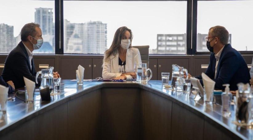 Malena Galmarini se reunió con representantes del Banco Mundial para supervisar los avances del Sistema Riachuelo