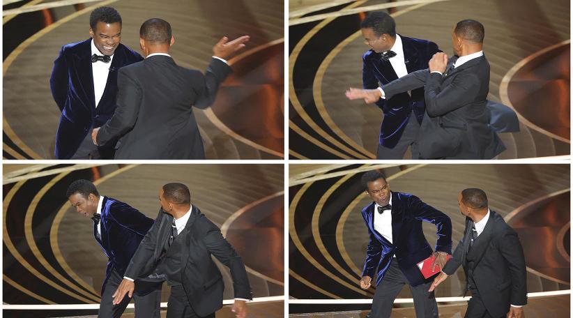 Will Smith hits Chris Rock on Oscars stage