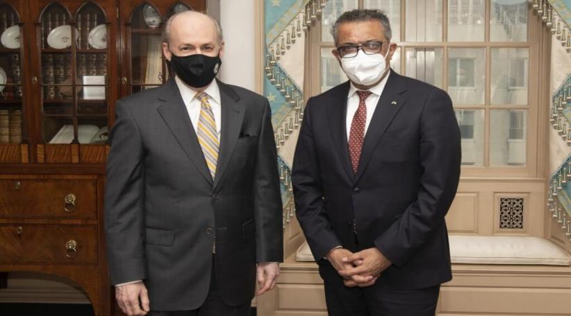 El subsecretario de Estado de EE. UU., Brian P. McKeon, instó  al secretario general de la Organización Mundial de la Salud (OMS), Tedros Adhanom Ghebreyesus, a otorgar a Taiwán el estatus de observador en su próxima Asamblea Mundial de la Salud en mayo, según un funcionario de EEUU.