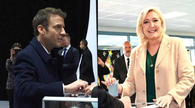 Emmanuel Macron and Marine Le Pen are the frontrunners among the 12 candidates to win through to the second round in two weeks but opinion polls have suggested the race will be close.