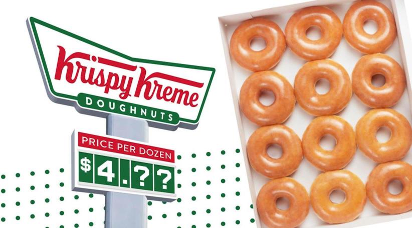Krispy Kreme baja el precio de las donas: Los miércoles venderá una docena de donas glaseadas originales por el precio de un galón de gasolina regular