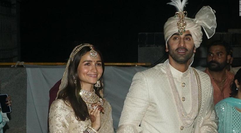 Las estrellas de Bollywood Ranbir Kapoor y Alia Bhatt se casan en Bombay