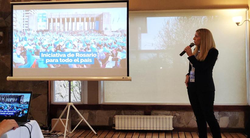 Rosario participó del Congreso de FAEVYT y presentó "Sí, prometo. Mi orgullo, mi bandera", un producto de Turismo Educativo