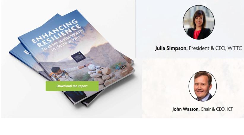 El WTTC publicó un nuevo informe destacando que la resiliencia es crucial para la sostenibilidad a largo plazo de los destinos turísticos