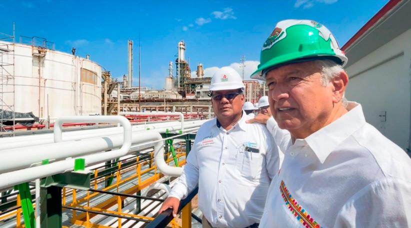 López Obrador inaugura refinería de Dos Bocas y elogia a Carlos Slim “Es nuestro orgullo”