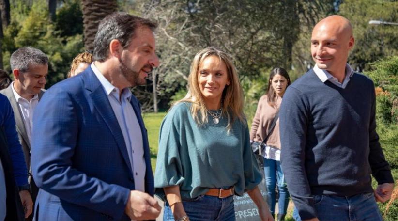 Malena Galmarini, Ariel Sujarchuk y Carlos Ramil recorrieron una importante obra de agua potable que beneficiará a 8.000 habitantes de Maschwitz, en Escobar