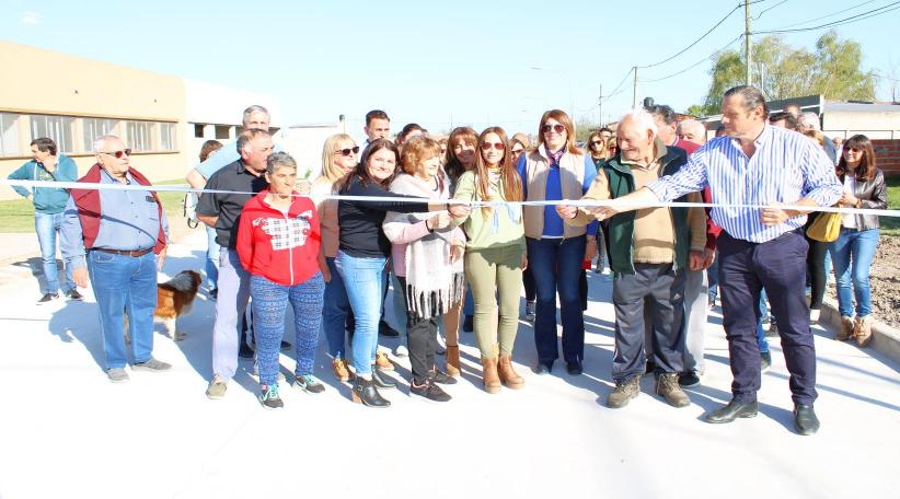 Dolores: Quedó inaugurado el acceso pavimentado a la Escuela Vucetich