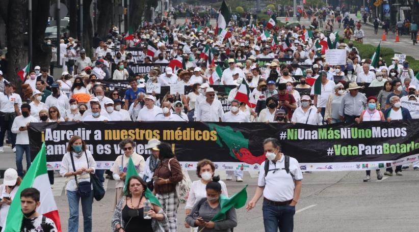 Marcha contra la violencia en México
