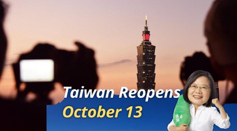 Taiwán abre sus fronteras y levanta la cuarentena de entrada a los viajeros a partir del 13 de octubre 