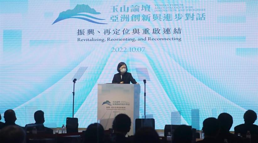 La presidenta Tsai anunció que Taiwán busca desempeñar un papel "crucial" en el desarrollo de la región del Indo-Pacífico