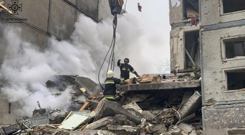 Bombardeos rusos sobre Kiev