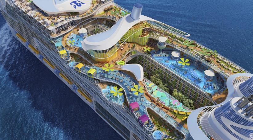 Royal Caribbean revela el diseño espectacular de su nuevo crucero Icon of the Seas, el Ícono de las Vacaciones