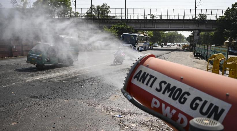 India: El gobierno de Delhi implementa el uso de cañones anti-smog para combatir la contaminación