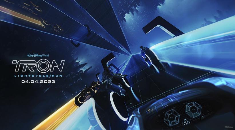La esperada nueva atracción TRON Lightcycle /  Run se estrenará el 4 de abril en Walt Disney World Resort en Florida