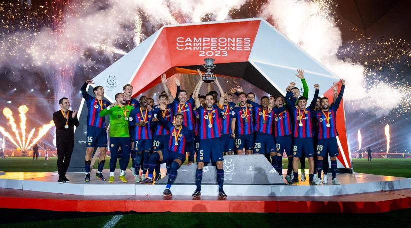Barcelona le ganó a Real Madrid 3 a 1 y es el nuevo campeón de la Supercopa de España