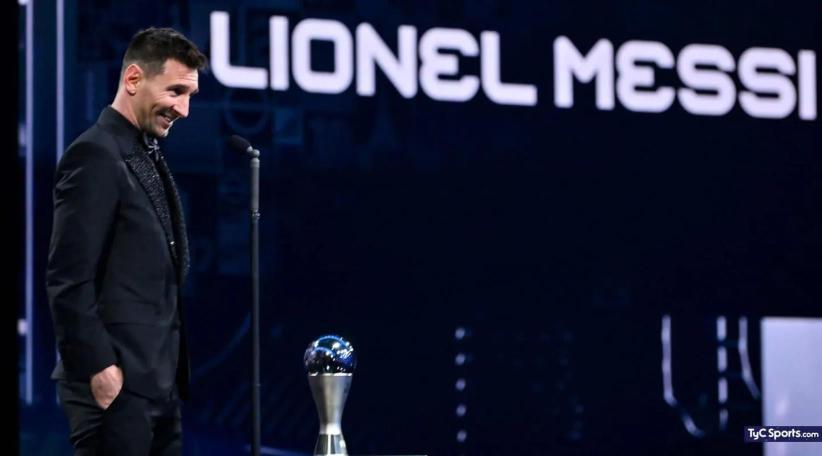 Lionel Messi ganó el premio The Best como el mejor futbolista del mundo
