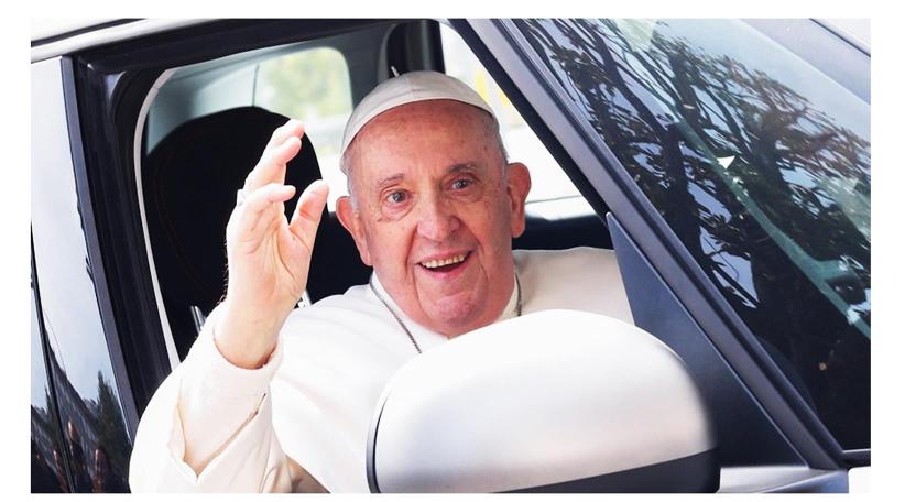 ‘I’m still alive’: Pope Francis leaves hospital after bronchitis treatment