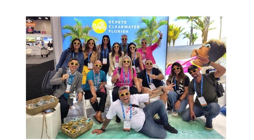 Visit St. Pete/Clearwater provoca gran interés de compradores de viajes en el IPW 2023