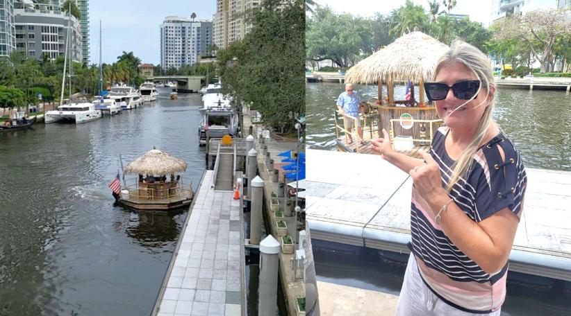 Navegar en un bar Tiki en los canales de Fort Lauderdale es una experiencia que no hay que dejar pasar
