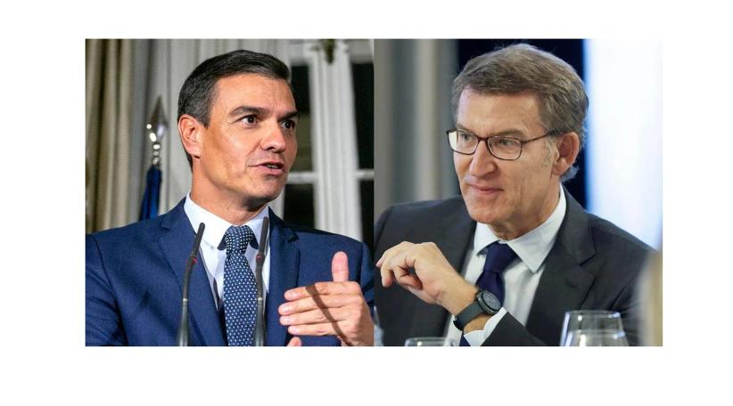 España: Sánchez y Feijóo afrontan este lunes un cara a cara decisivo rumbo a las elecciones generales 23-J