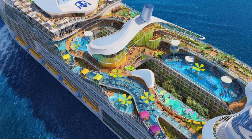 Royal Caribbean revela detalles del Royal Promenade del Icon of the Seas