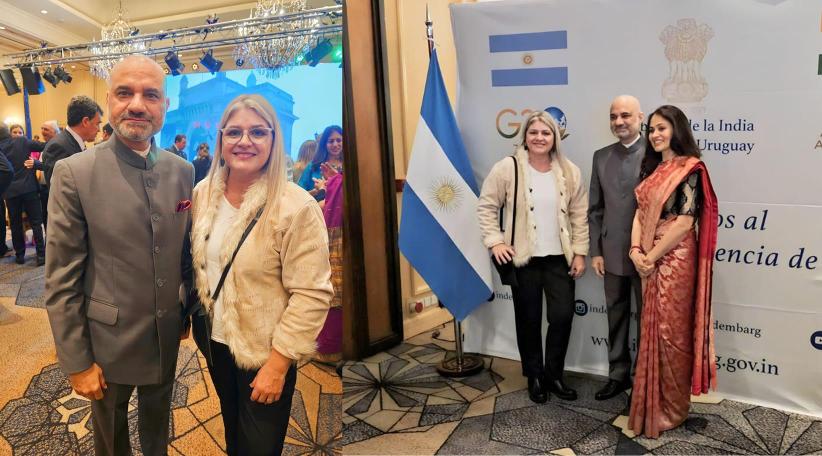 Celebración del 77 Día de la Independencia de India en Buenos Aires 