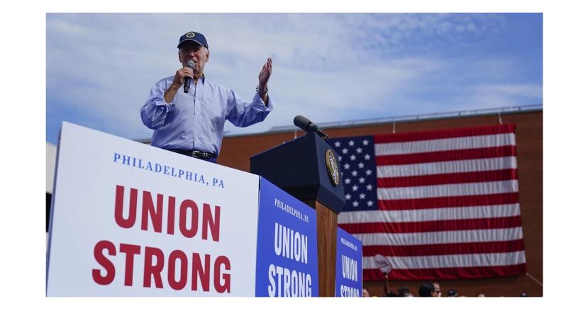 Biden celebrates unions and job creation during a Philadelphia Labor Day appearance