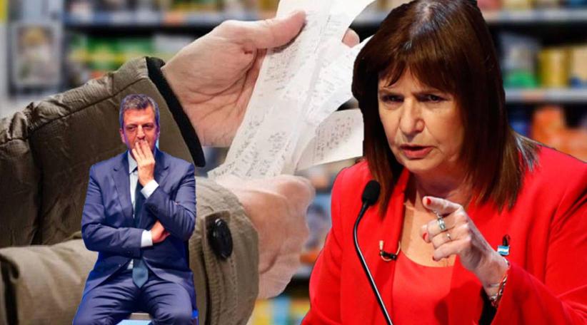 "Massa nos deja tierra arrasada con su incompetencia", dice Patricia Bullrich después que la inflación de septiembre fue de 12,7% 