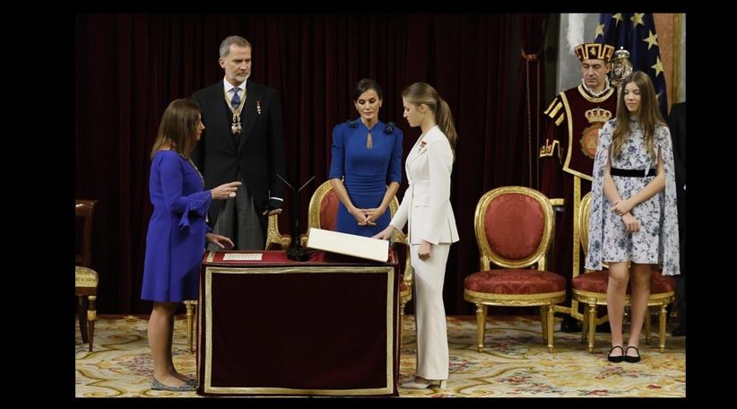 España “Confíen en mí”, dice la princesa Leonor tras jurar la Constitución