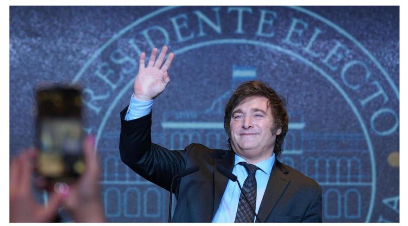 Taiwán felicitó a Javier Milei, presidente electo de la Argentina