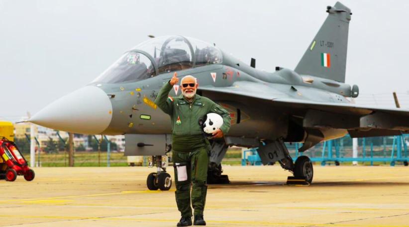PM Modi flies Tejas fighter jet in Bengaluru, calls it 'incredibly enriching' experience