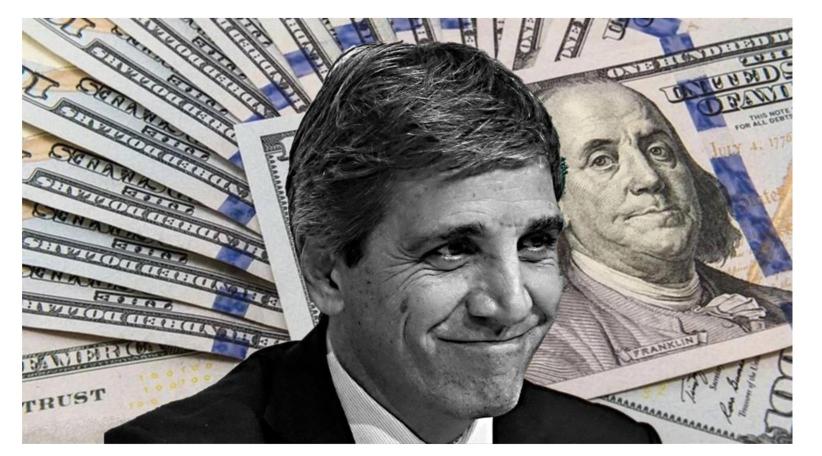 Argentina: Minister Luis Caputo announced President Javier Milei's austerity plan with the official exchange rate set at $800