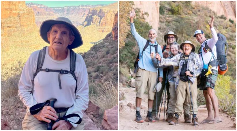 Récord Mundial Guinness: Con 92 años se convierte en la persona de mayor edad en completar con éxito la travesía del Gran Cañón